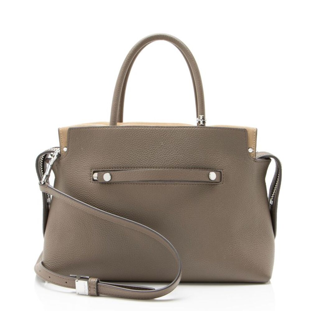Tory Burch Pebbled Leather Mercer Satchel